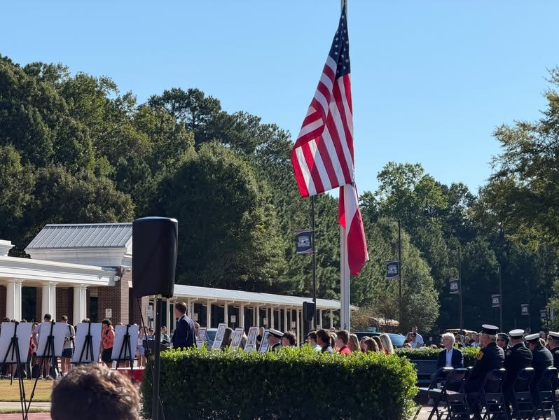 Atlantic Institute participants at a September 11 commemoration program honoring first responders