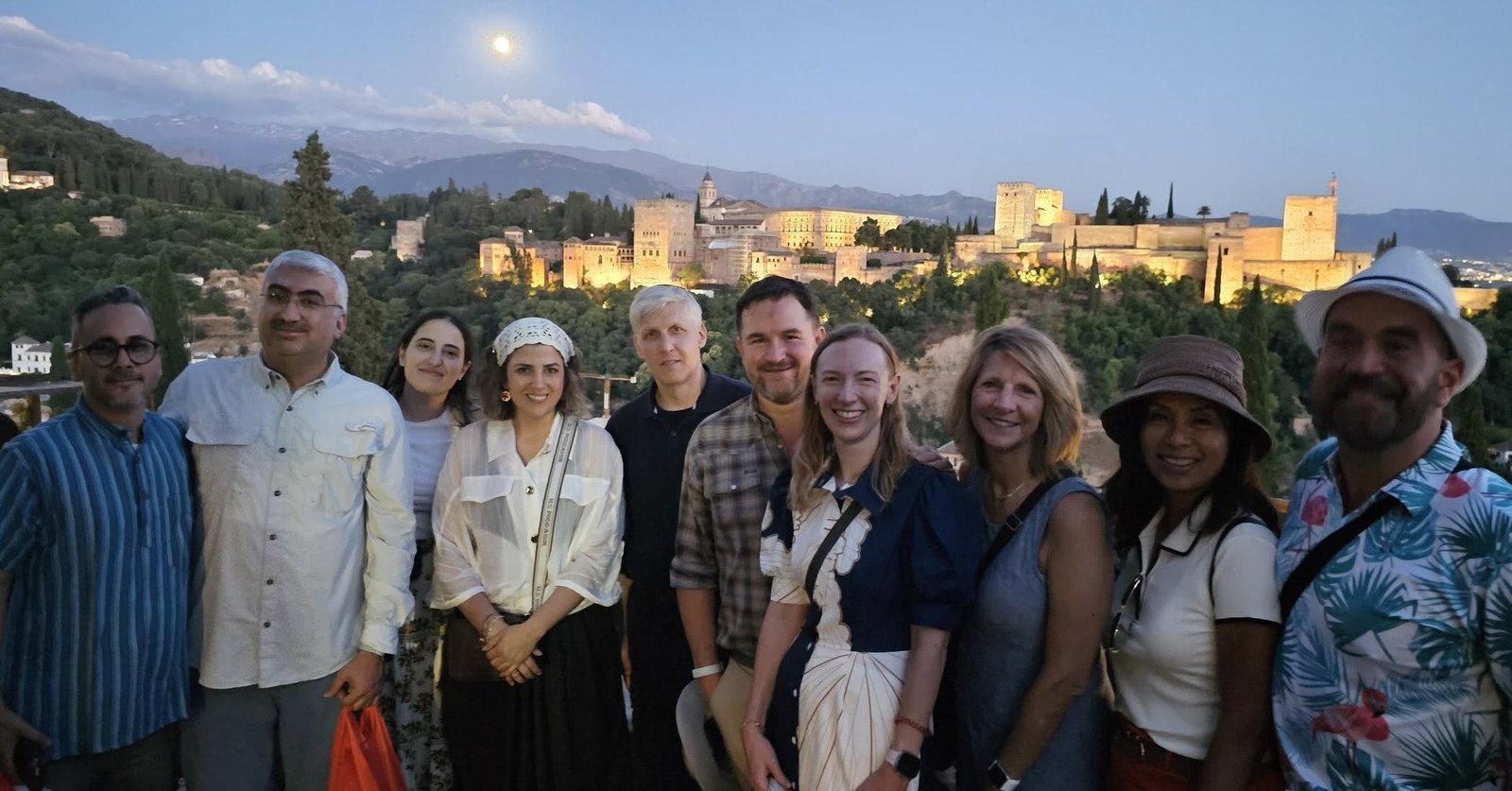 img3 Group photo overlooking the Alhambra in Granada, Spain