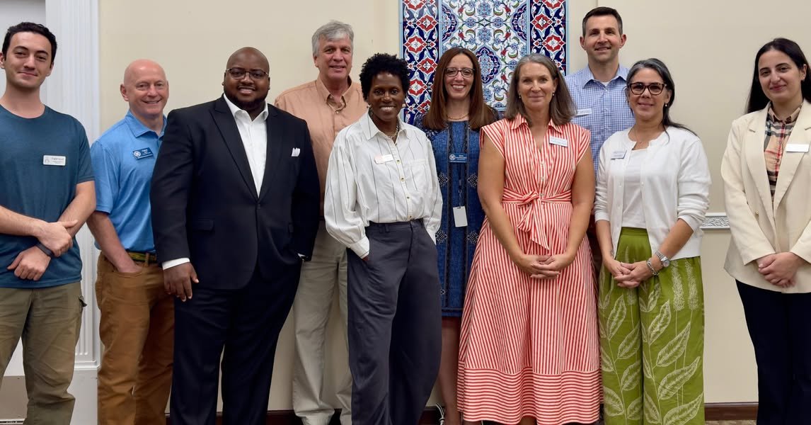 Faith and community leaders from across Alpharetta gather over lunch hosted by Atlantic Institute