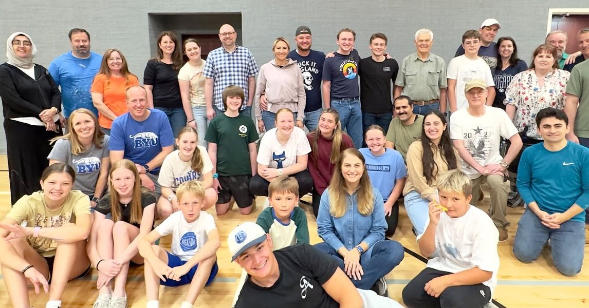 Volunteers from Atlantic Institute and The Church of Jesus Christ of Latter-day Saints build bird boxes for the City of Milton, Georgia
